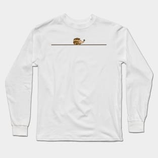 Funny sleeping hedgehog Long Sleeve T-Shirt